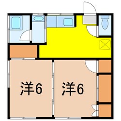 第一コーポ蓮潟の物件間取画像